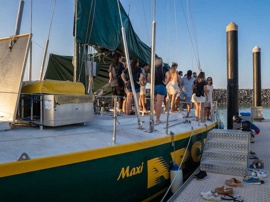 People on Board Apollo Maxi Yacht